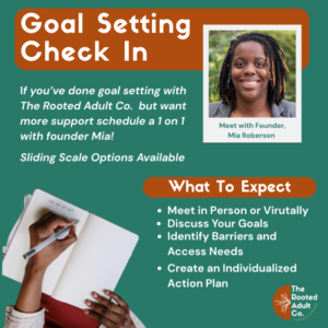 Goal Setting Check In (1 on 1)